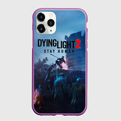 Чехол iPhone 11 Pro матовый Dying Light: Stay Human, цвет: 3D-фиолетовый