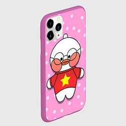 Чехол iPhone 11 Pro матовый УТЯ ЛАЛАФАНФАН - Звездочка, цвет: 3D-фиолетовый — фото 2