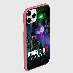 Чехол iPhone 11 Pro матовый Dying Light: Stay Human - логово зомби, цвет: 3D-малиновый — фото 2