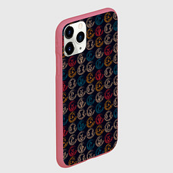 Чехол iPhone 11 Pro матовый Виртуальная Валюта, цвет: 3D-малиновый — фото 2