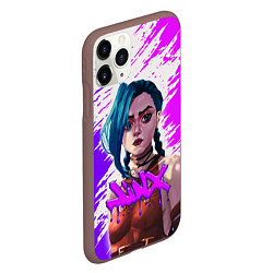 Чехол iPhone 11 Pro матовый Arcane ДЖИНКС League Of Legends, цвет: 3D-коричневый — фото 2