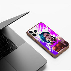 Чехол iPhone 11 Pro матовый Arcane ДЖИНКС League Of Legends, цвет: 3D-коричневый — фото 2