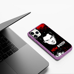 Чехол iPhone 11 Pro матовый Декстер Новая Кровь Dexter New Blood, цвет: 3D-фиолетовый — фото 2