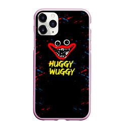 Чехол iPhone 11 Pro матовый Poppy Playtime Поппи Плейтайм huggy wuggy, цвет: 3D-розовый