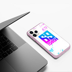 Чехол iPhone 11 Pro матовый Tekashi Six Nine 6ix9ine, цвет: 3D-розовый — фото 2