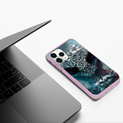 Чехол iPhone 11 Pro матовый Get me out of here, цвет: 3D-розовый — фото 2