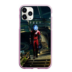 Чехол iPhone 11 Pro матовый PREY игровая локация, цвет: 3D-розовый