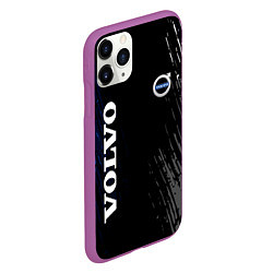 Чехол iPhone 11 Pro матовый Volvo марка автомобиля, цвет: 3D-фиолетовый — фото 2
