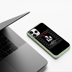 Чехол iPhone 11 Pro матовый Юра Хой Сектор Газа, цвет: 3D-салатовый — фото 2