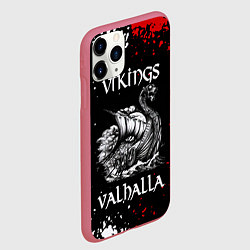 Чехол iPhone 11 Pro матовый Викинги: Вальхалла Vikings: Valhalla, цвет: 3D-малиновый — фото 2