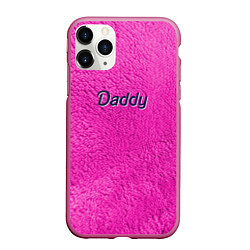 Чехол iPhone 11 Pro матовый Daddy pink, цвет: 3D-малиновый