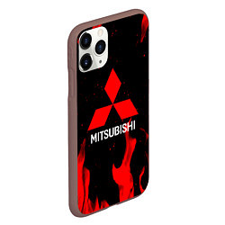Чехол iPhone 11 Pro матовый Mitsubishi Red Fire, цвет: 3D-коричневый — фото 2