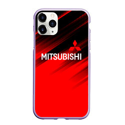 Чехол iPhone 11 Pro матовый Mitsubishi - Red Sport, цвет: 3D-светло-сиреневый