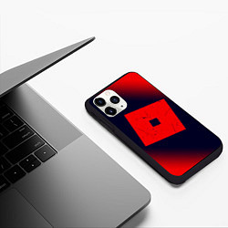 Чехол iPhone 11 Pro матовый ROBLOX Минимализм, цвет: 3D-черный — фото 2