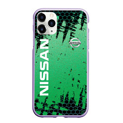 Чехол iPhone 11 Pro матовый NISSAN супер NISSAN, цвет: 3D-светло-сиреневый