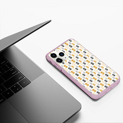 Чехол iPhone 11 Pro матовый Денежные Знаки Доллара, цвет: 3D-розовый — фото 2