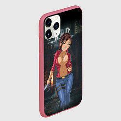 Чехол iPhone 11 Pro матовый Claire Redfield from Resident Evil 2 remake by sex, цвет: 3D-малиновый — фото 2