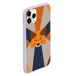 Чехол iPhone 11 Pro матовый Metamask Крипто лиса, цвет: 3D-светло-сиреневый — фото 2