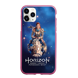 Чехол iPhone 11 Pro матовый Элой Aloy Horizon, цвет: 3D-малиновый