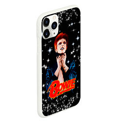 Чехол iPhone 11 Pro матовый Theres a Starman waiting in the sky, цвет: 3D-белый — фото 2