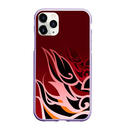 Чехол iPhone 11 Pro матовый ТОМА GENSHIN IMPACT, цвет: 3D-светло-сиреневый