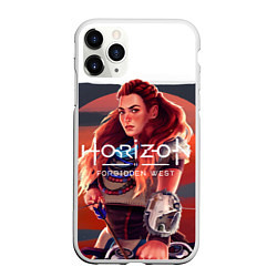 Чехол iPhone 11 Pro матовый Aloy Horizon, цвет: 3D-белый