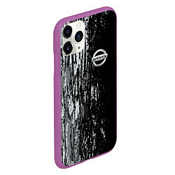 Чехол iPhone 11 Pro матовый Ниссан nissan sport, цвет: 3D-фиолетовый — фото 2