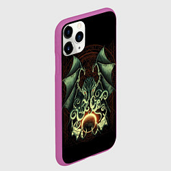 Чехол iPhone 11 Pro матовый Величайший Ктулху, цвет: 3D-фиолетовый — фото 2