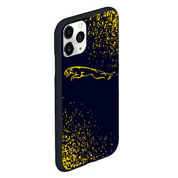 Чехол iPhone 11 Pro матовый ЯГУАР - Контур - Арт, цвет: 3D-черный — фото 2