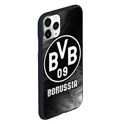 Чехол iPhone 11 Pro матовый БОРУССИЯ Borussia Art, цвет: 3D-черный — фото 2