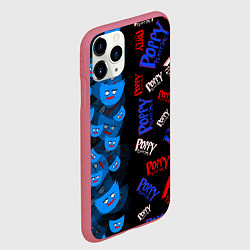 Чехол iPhone 11 Pro матовый Poppy Half Patter, цвет: 3D-малиновый — фото 2