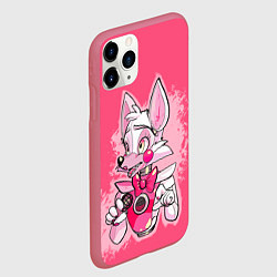 Чехол iPhone 11 Pro матовый Funtime Foxy, цвет: 3D-малиновый — фото 2