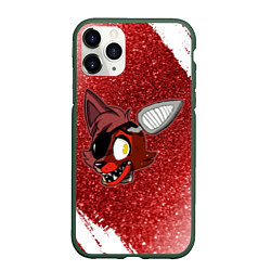 Чехол iPhone 11 Pro матовый FNAF - ФОКСИ - Краска, цвет: 3D-темно-зеленый