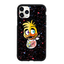 Чехол iPhone 11 Pro матовый FNAF - ЧИКА Краска, цвет: 3D-черный