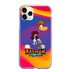 Чехол iPhone 11 Pro матовый Rayman абстрактные волны