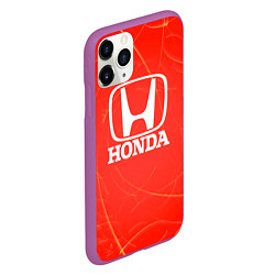 Чехол iPhone 11 Pro матовый Honda хонда, цвет: 3D-фиолетовый — фото 2