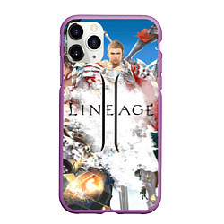 Чехол iPhone 11 Pro матовый Hero of Lineage, цвет: 3D-фиолетовый