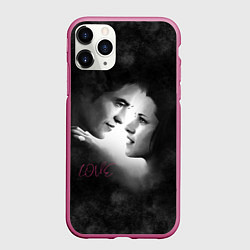 Чехол iPhone 11 Pro матовый Edward & Isabella, цвет: 3D-малиновый