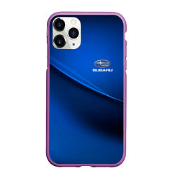 Чехол iPhone 11 Pro матовый Subaru sport, цвет: 3D-фиолетовый