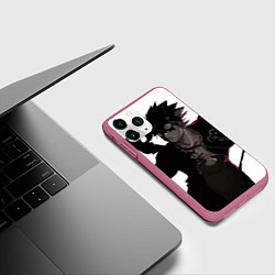 Чехол iPhone 11 Pro матовый Asta kun, цвет: 3D-малиновый — фото 2
