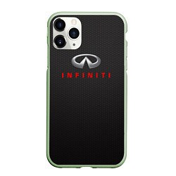 Чехол iPhone 11 Pro матовый Infinity спорт, цвет: 3D-салатовый