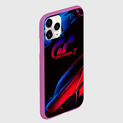 Чехол iPhone 11 Pro матовый Gran Turismo 7, цвет: 3D-фиолетовый — фото 2