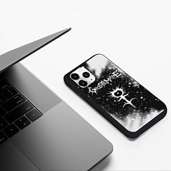 Чехол iPhone 11 Pro матовый ГОСТМЕЙН Краска, цвет: 3D-черный — фото 2