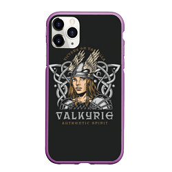 Чехол iPhone 11 Pro матовый Валькирия - VALKYRIE, цвет: 3D-фиолетовый