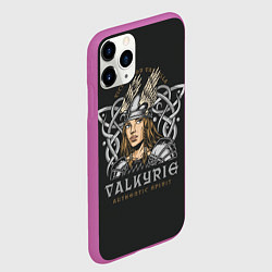Чехол iPhone 11 Pro матовый Валькирия - VALKYRIE, цвет: 3D-фиолетовый — фото 2