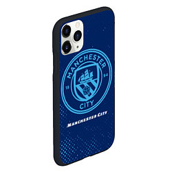 Чехол iPhone 11 Pro матовый MANCHESTER CITY Manchester City, цвет: 3D-черный — фото 2