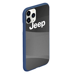 Чехол iPhone 11 Pro матовый JEEP спорт, цвет: 3D-тёмно-синий — фото 2