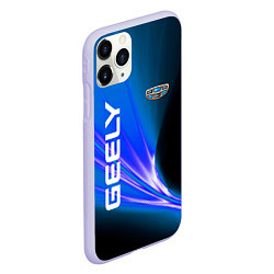 Чехол iPhone 11 Pro матовый Geely Automobile, цвет: 3D-светло-сиреневый — фото 2