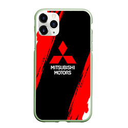 Чехол iPhone 11 Pro матовый MITSUBSHI MOTORS КРАСКА, цвет: 3D-салатовый