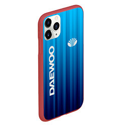 Чехол iPhone 11 Pro матовый DAEWOO спорт, цвет: 3D-красный — фото 2